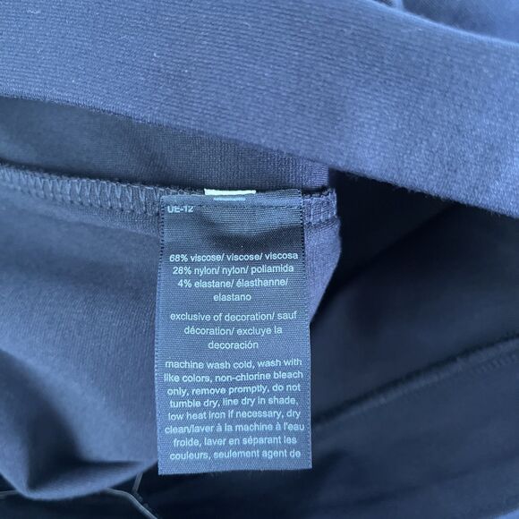 New Women’s Tommy Hilfiger Dress Pants Size Small Pleated NWT $69 Blue Silver - Picture 7 of 9